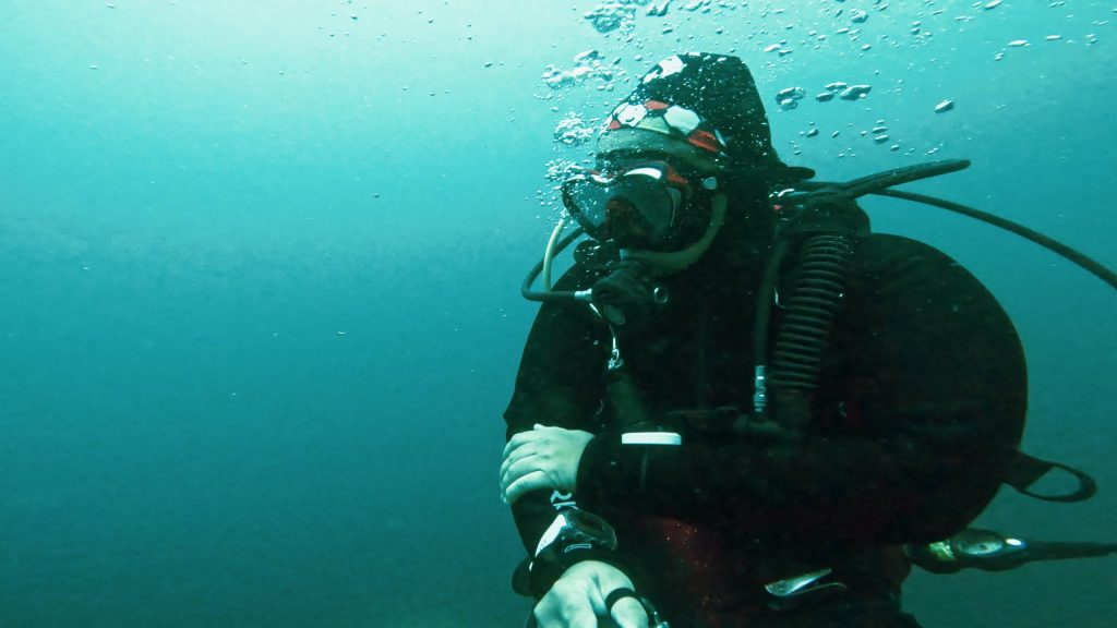 selfie underwater